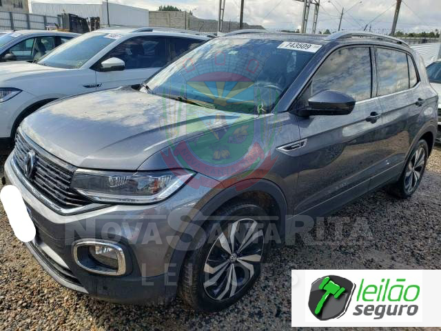 LOTE 007 VOLKSWAGEN/T-CROSS HIGHLINE 250 AT 1.4 16V TSI TURBO